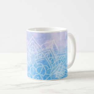 Mug Rouge clair Mandala Abstrait Zen