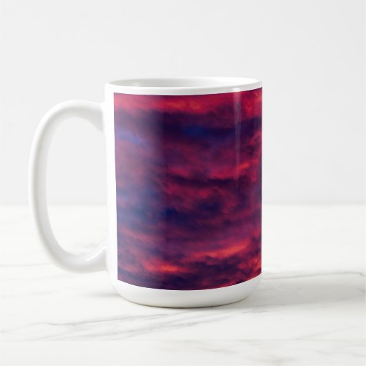 Mug rouge d'août (Gauche)