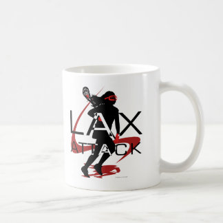Mug Rouge d'attaque de LAX de filles de lacrosse