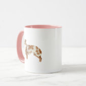 Mug rouge de berger australien (Devant gauche)