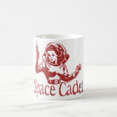 Mug Rouge de cadet de l'espace (Centre)