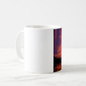 Mug Rouge de coucher du soleil (Devant gauche)