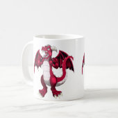 Mug Rouge de dragon d'hurlement (Devant gauche)