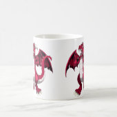 Mug Rouge de dragon d'hurlement (Centre)
