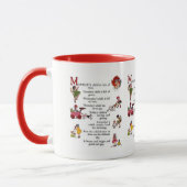 Mug Rouge de l'enfant de lundi (Gauche)
