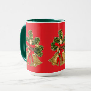 Mug Rouge de Noël et Vert de Fête