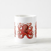 Mug Rouge de poulpe de Haeckel (Centre)