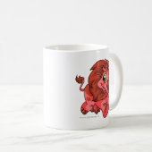 Mug Rouge de Tonu (Devant droit)