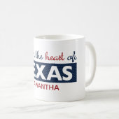 Mug Rouge et Bleu au coeur du Texas (Devant droit)