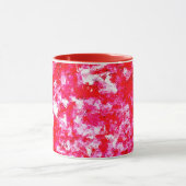 Mug Rouge et rose Abstraits (Centre)