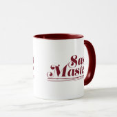 Mug Rouge foncé principal de culot (Devant droit)