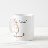 Mug Rouge-gorge de Noël (Devant gauche)