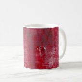 Mug Rouge grunge textureabstract, antique, art, arrièr (Devant droit)