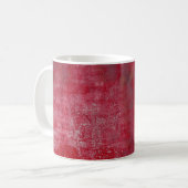 Mug Rouge grunge textureabstract, antique, art, arrièr (Devant gauche)