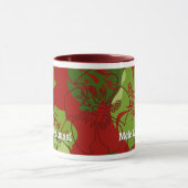 Mug Rouge hawaïen de Noël de point d'Iniki (Centre)