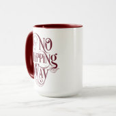 Mug rouge inspiré par la sirène (Devant gauche)