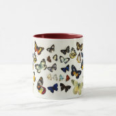 Mug ROUGE JAUNE BLEU BLANC BUTTERFLIES Beauté Nature (Centre)