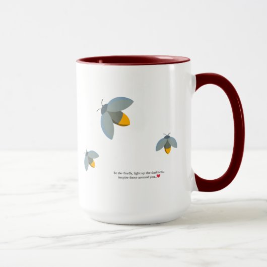 Mug rouge lucifère (Droite)