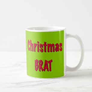 Mug Rouge Noël Et Vert Bras