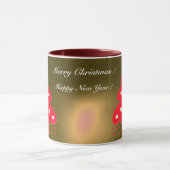 MUG ROUGE NOËL TREE FÊTE DE VACANCES JAUNE (Centre)