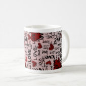 Mug Rouge & Noir (Devant droit)