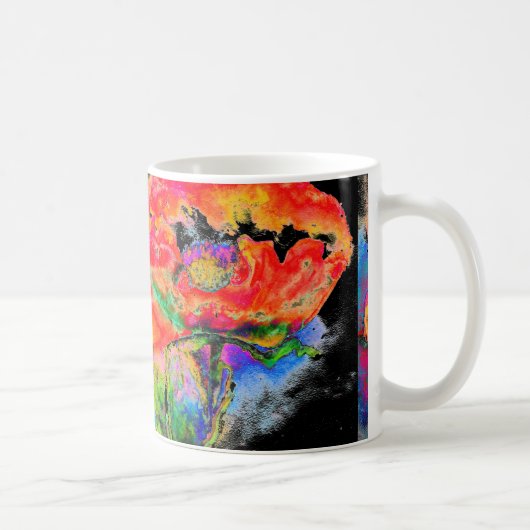 Mug Rouge - noir (Droite)