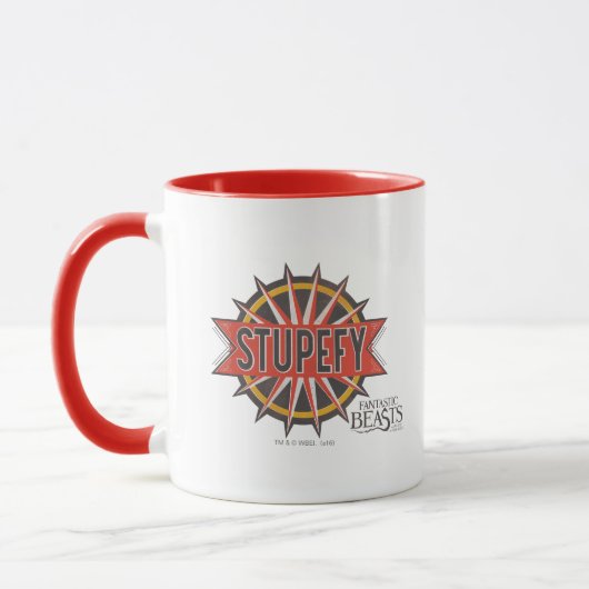 Mug Rouge & Or Stupefy Spell Graphic (Gauche)