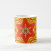 Mug Rouge or vert Mandala Art Imprimer (Centre)