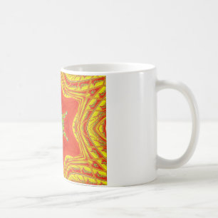 Mug Rouge or vert Mandala Art Imprimer