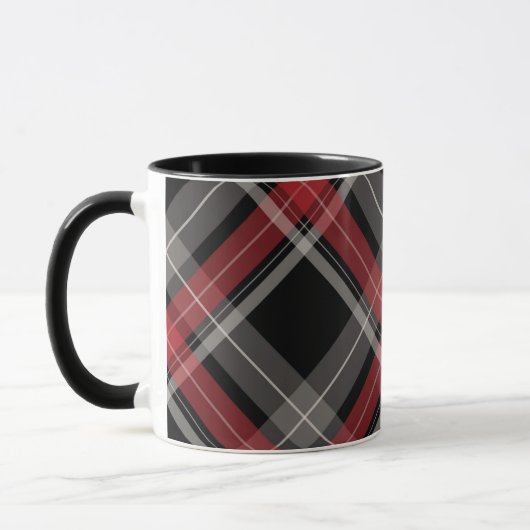 Mug rouge PLACÉ noir (Gauche)