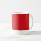 Mug Rouge rayé (Devant droit)