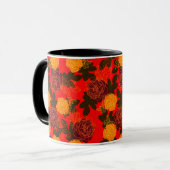 Mug rouge rose (Devant gauche)