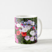 Mug Rouge rose et blanc Pétunia (Devant droit)