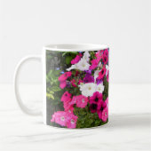 Mug Rouge rose et blanc Pétunia (Gauche)