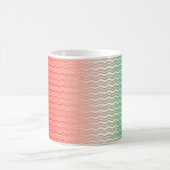 Mug Rouge Silver Green Wavy (Centre)