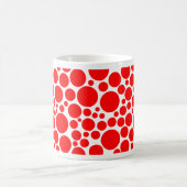 Mug Rouge tacheté sur blanc (Centre)