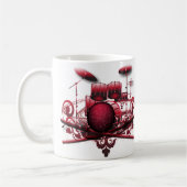 Mug rouge-tambour-conception, rouge-tambour-conception (Gauche)