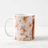 Mug Rouge Tresses Cheveux Fleur Robe (Gauche)