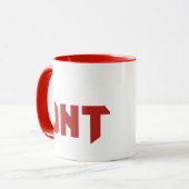 Mug Rouge unt (Devant gauche)