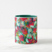 Mug Rouge Vert Bleu Bleu Jaune Abrégé (Centre)