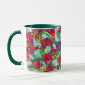 Mug Rouge Vert Bleu Bleu Jaune Abrégé (Gauche)
