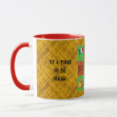 Mug Rouge Vert or mexicain (Gauche)