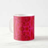 Mug rouge vibrant (Devant gauche)