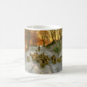 Mug Rougeoyé avec des teintes de même des heures (Centre)