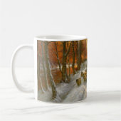 Mug Rougeoyé avec des teintes de même des heures (Gauche)