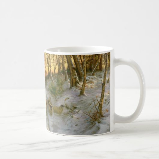 Mug Rougeoyé avec des teintes de même des heures (Droite)