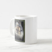 Mug Rough Collie Art par Glenda S Harlan (Devant gauche)