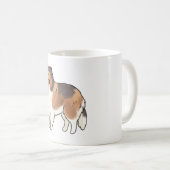 Mug Rough collie Magie (Devant droit)