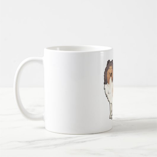Mug Rough collie Magie (Gauche)