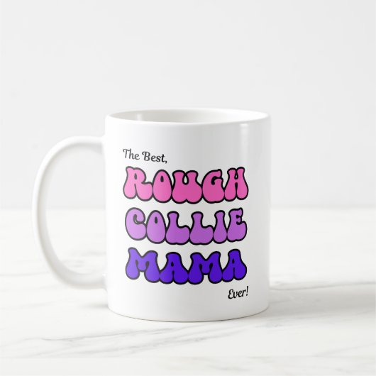 Mug Rough Collie Mama (Gauche)